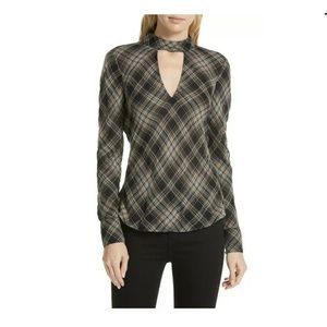 Veronica Beard plaid Wade Top